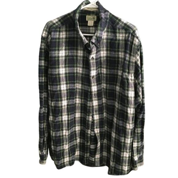 L.L. Bean Men's Traditional Fit Plaid Flannel XXL- Vintage, Preppy, Outdoors - Picture 1 of 6